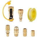 Vevor 7 Pcs Rv Propane Quick Connect Fitting 1/4-INCH Npt X 3/8-INCH Flare. Fixed Price $19.99.
