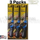 Neon Utility Lighters 3 Pack Refillable Bbq Grill Stove Fireplace. Fixed Price $11.99.