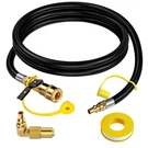 Gasxpert 7 Feet Quick Connect Propane Hose For Rv To Grill, 84 Inches, Black. Fixed Price $30.40.