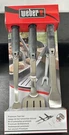 Weber Premium Bbq Tool Set 3-PIECE (6630). Fixed Price $28.99.