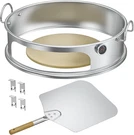 Onlyfire Stainless Steel Pizza Ring Kit Oven For Weber 22-INCH Kettle. Fixed Price $111.86.