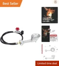Reliable High Pressure Gas Burner With Brass Orifice And Heat Resistant Design. Fixed Price $39.99.