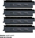 Porcelain Steel Heat Plates 4PK Bbq Gas Grill Parts Shield COVER-14 5/8 Inch. Fixed Price $29.99.