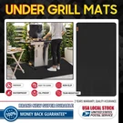 72" X 39" Premium Glass Fibre Fireproof & Waterproof Large Bbq Grill Floor Mat. Fixed Price $39.99.