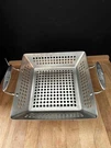 All-clad Outdoor Stainless Steel Square Basket. Fixed Price $35.00.
