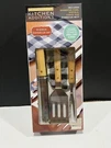 Brand New Meridian Point Products 4-PIECE Barbecue Set. Fixed Price $20.00.