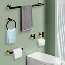 5 Piece Bathroom Hardware Accessories Set Towel Bar Kit Stainless Steel New. Fixed Price $37.77.