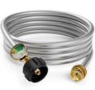 Nupick Propane Adapter Hose, 12FT With Gauge, Silver. Fixed Price $38.04.