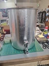 King Kooker Turkey Pot Stainless Steel Lid Lifting Hook Thermometer 30 Qt. Cap.. Fixed Price $42.99.