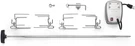 Napoleon Commercial Grade Rotisserie Kit Fits Prestige/pro 500/LEX 485, 31-IN,. Fixed Price $201.10.