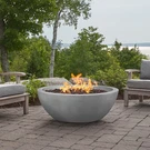 Dustyview 42-IN Round Concrete Natural Gas Fire Bowl Ash By Bbqguys Signature. Fixed Price $3199.00.