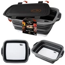 Gold New Xl Collapsible Bbq Prep Tub With Locking Lid, 16 Liters, Black. Fixed Price $75.68.