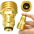 Dozyant Propane Gas Adapter Converts Pol Lp Tank Service Valve To QCC1/TYPE1. Fixed Price $14.89.