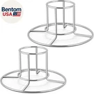 Beer Can Chicken Holder, 2 Pack Stainless Steel Rack Stand, Butt. Fixed Price $23.86.