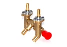 Mhp Gas Grill Lp Propane Dual Brass Control Valve Assembly Jnr HHVLV28 New. Fixed Price $60.00.