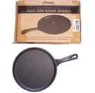 New Cuisinel Pre-seasoned Cast Iron 10.5" Griddle Pan Indoor Outdoor. Fixed Price $17.99.