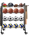 Visit The Storeartibear Basketball Racks Holder For Balls With Wheels,. Fixed Price $150.00.
