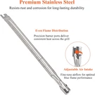 Stainless Steel Burner Tube, Heat Plate Replacement For Ducane 30400040. Fixed Price $37.79.
