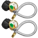 2 Pack 1/4" Inverted Rv Propane Pigtail Hose With Gauge, 15INCH Ho.... Fixed Price $34.44.