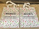 Mom Getaway Tote Bag 2-PACK Mama Visit Hug Spoil New For Mother Day. Fixed Price $18.99.