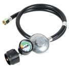 Atkke Propane Hose Regulator With Gauge, Universal Gas Grill Ft, Black. Fixed Price $34.52.