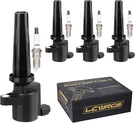 Set Of 4 Ignition Coil Pack And Spark Plugs Fits Ford Fusion Escape C-max Tr. Fixed Price $65.99.