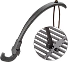 Charcoal Grill Grids Lifter Tool, Cooking Grates Mover Hook - Hot Surfaces Gripp. Fixed Price $23.99.