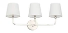 Capital Lighting 119331PN-674 Dawson Decorative White Fabric Stay-straight Sh.... Fixed Price $268.67.