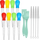 Boao 14 Pcs Heat-resistant Turkey Baster 11 X 2 Inch, Bright Color. Fixed Price $27.99.
