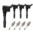 Gagolcar Oem Ignition Coil Pack 06J905110G Spark Plugs Set 4 Volkswagen Audi Bee. Fixed Price $160.04.