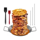 Pastor For Grill, Stainless Steel Vertical Skewer, Brazilian Vertic.... Fixed Price $47.83.