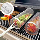 2 Pack Rolling Grilling Baskets Stainless Steel Bbq Gifts Outdoor Camping. Fixed Price $17.25.