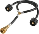 Dual Propane Tank Connection Kit, Splitter Hose With QCC1/TYPE1 Inl.... Fixed Price $43.59.