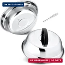 9IN Cheese Melting Dome, Hasteel 2PCS Stainless Round Basting Cover, Light. Fixed Price $22.28.