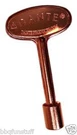 Dante Blue Flame Fireplace Bright Copper 3" Gas Valve Key 1/4" 5/16" Stem New. Fixed Price $6.99.