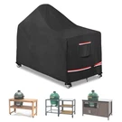 Grill Cover For Inch Big Green Egg 60"L X 30"D 50"H Black/offset Table. Fixed Price $65.78.