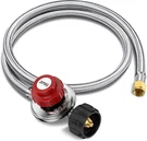 4FT Propane Regulator With Hose, High Pressure Adjustable Tank. Fixed Price $19.04.