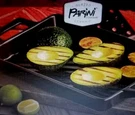 Classy New Parini Glazed Ceramic Grill Pan Cookware 11.5" 8.5" Black/box. Fixed Price $49.99.