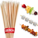 100PCS 18" Long Bamboo Skewers Sticks For Bbq Kabob Grilling Barbecue Marshmallo. Fixed Price $15.99.
