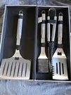 Hells Kitchen Bbq Grill Set 4 Piece With Aluminum Carrying Case. Fixed Price $65.80.