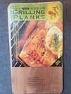 2PK True Fire Gourmet Cedar Grilling Planks 7" X 12". Fixed Price $16.95.
