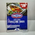 Kingsford Heavy Duty Bags 4 Pack Bbq And Grilling, Foil, Steam. Fixed Price $12.00.