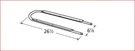 Pfb-w Charbroil/ Coleman *u*burner 26 1/2 X 4. Fixed Price $73.35.