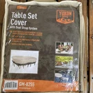 Yukon Glory Table Set Cover GM-8255 Small 89X59X24 Outdoor Patio W/straps New. Fixed Price $19.97.