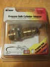 Mr. Heater F276132 Propane Bulk Cylinder 1"-20 Male Adapter New. Fixed Price $12.99.