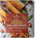 Premium 8-PACK Western Cedar Grilling Wraps 7.25" X 8" Perfect For Salmo. Fixed Price $16.95.