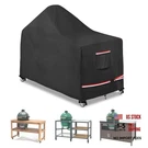 Grill Cover For Inch Big Green Egg 60"L X 30"D 50"H Black/offset Table. Fixed Price $69.75.