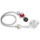 Wadeo High Pressure Cast-iron Round Burner Head Propane With 4FT 30 Psi. Fixed Price $59.18.