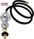 Azdele Upgraded Two Stage Propane Regulator With 5FT Hose Gauge, Standard P.. Fixed Price $48.95.