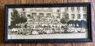 1943 Framed Panorama 14TH Annual School Firemen College Station Texas Wwii Era. Fixed Price $100.00.